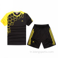 Çocuk futbol üniforma setleri futbol takımı gömlek forması